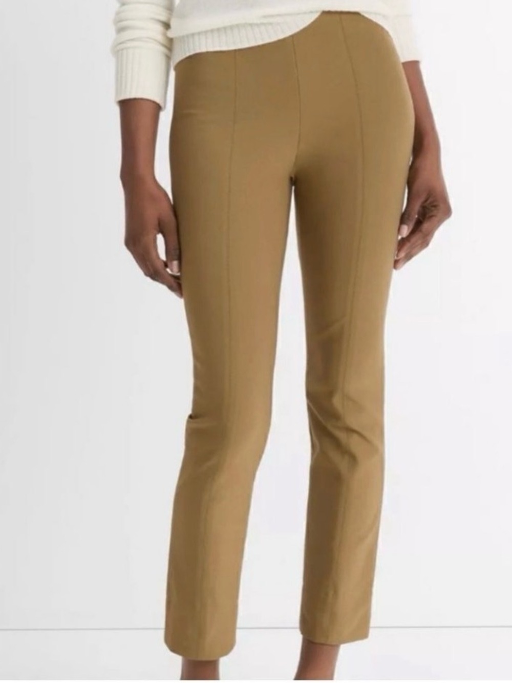 Vince Seamed Front Skinny Ankle Pants. Size S